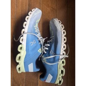Size 8.5 - On Cloud Women's Running Shoes Cloudflow Niagara/Meadow EUC